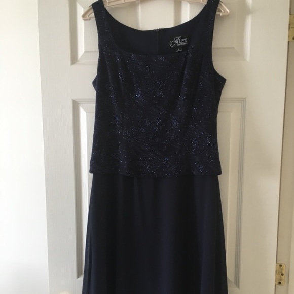 Size 10 Alex evenings 2 piece dress and jacket set - Picture 1 of 4